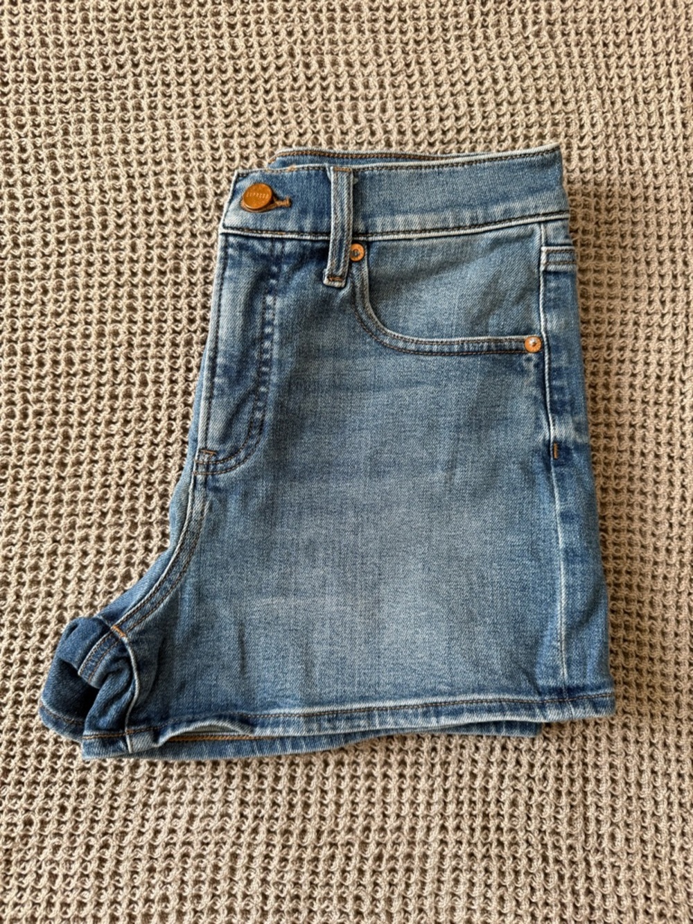 Express Light Blue Denim Shorts